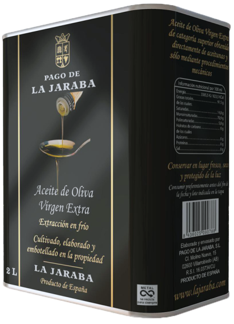 Huile d'olive extra vierge arbequina 2L Pago De La Jaraba