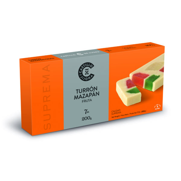 Turron de fruta 200g CASTILLO DE JIJONA