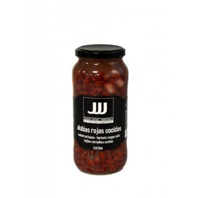 [L012031] Haricots rouges cuits 580g cristal JJJ